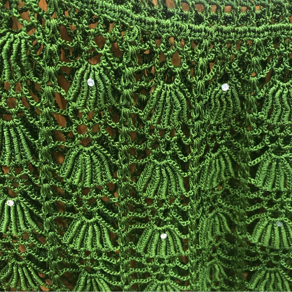Crochet Macrame Dress Swim Cover Up - Picture 2 of 3